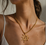 Sun Pendant Necklace