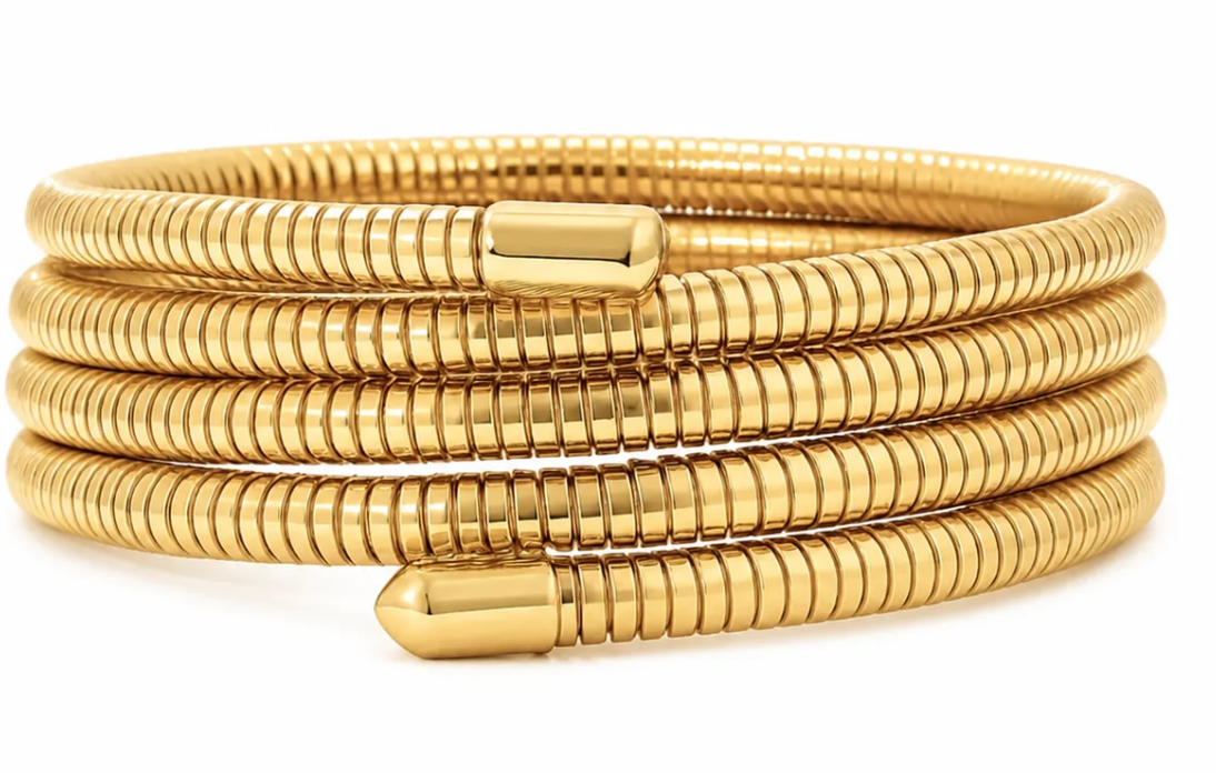 Priya Coil Wrap Bracelet