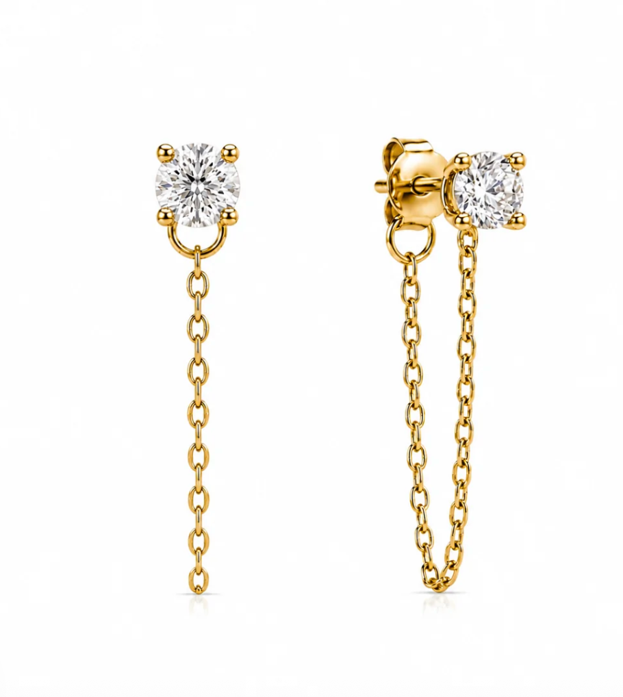 Chain Stud Earring