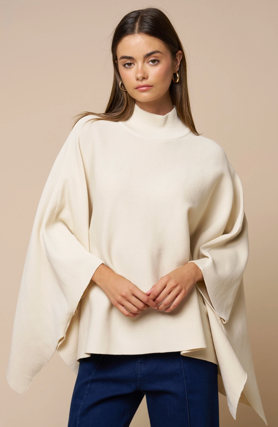 Marybeth Poncho Sweater