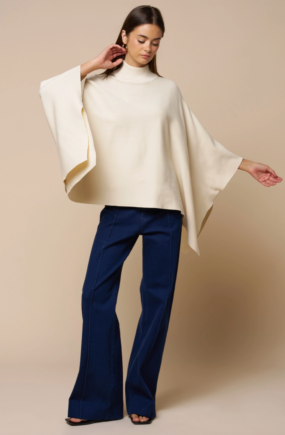 Marybeth Poncho Sweater