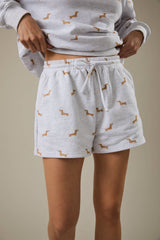 Dachshund High Waist Sweatshorts
